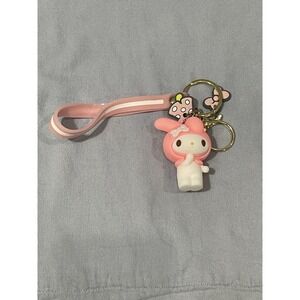 NEW Sanrio Hello Kitty My Melody Action Figure‎ Keychain  Bag Charm Key Ring
